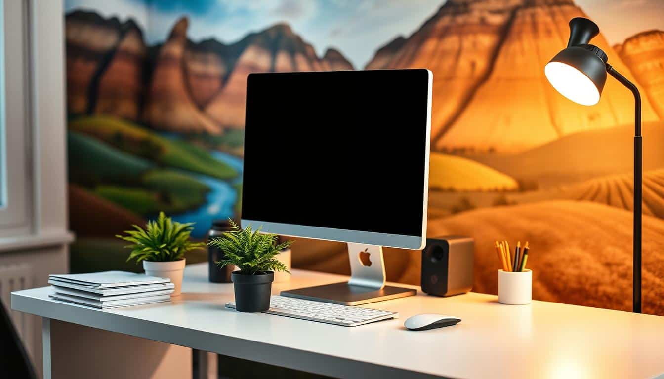 online meeting background setup