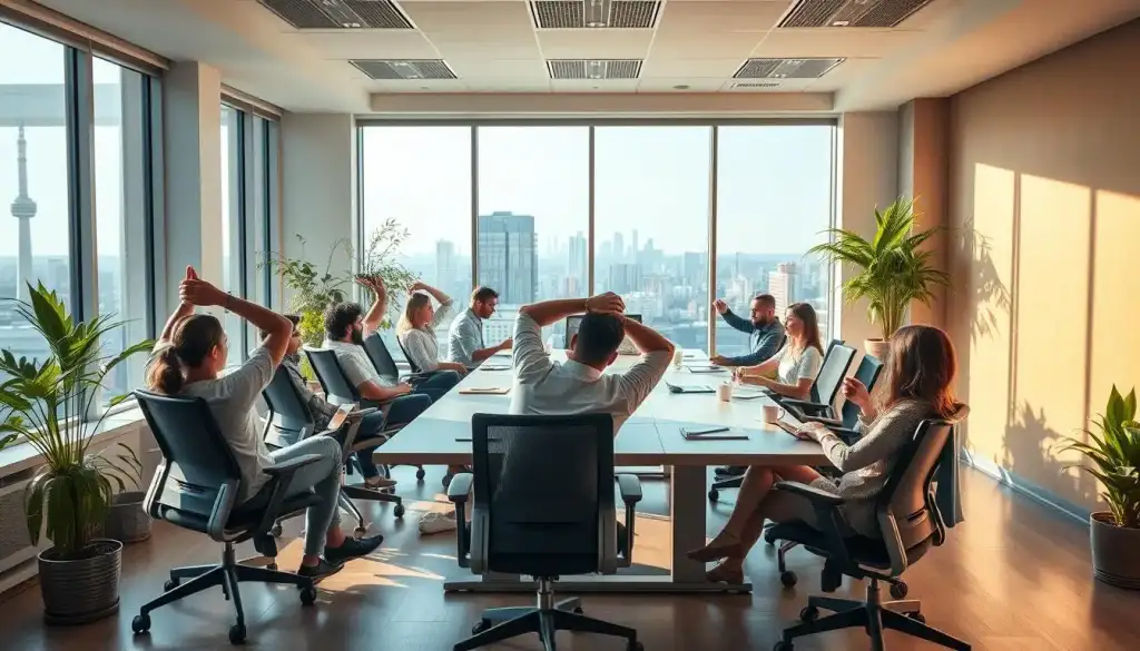 Pausen während der Besprechungen breaks during meetings