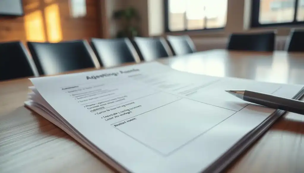 meeting agenda