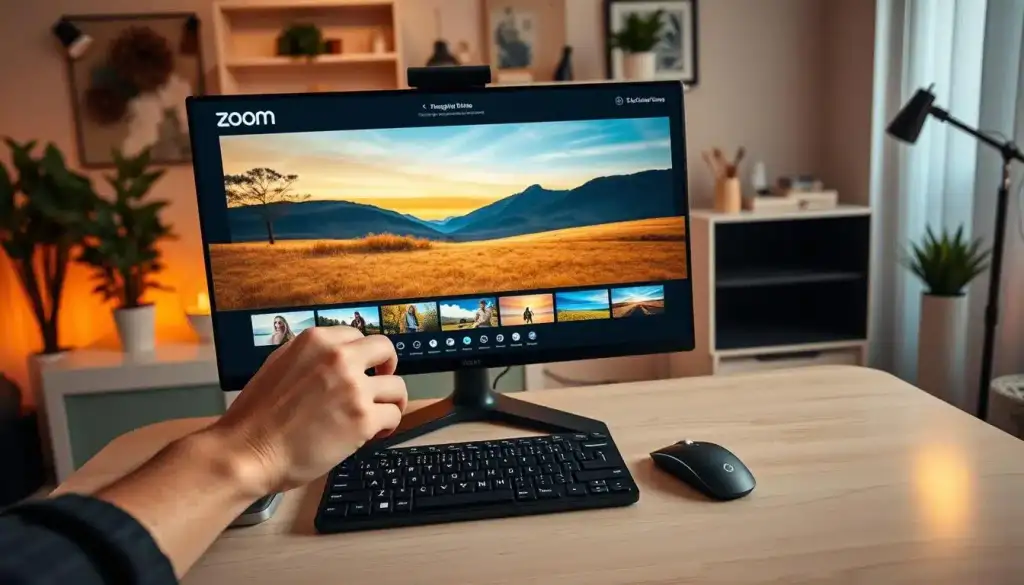 setting up Zoom backgrounds